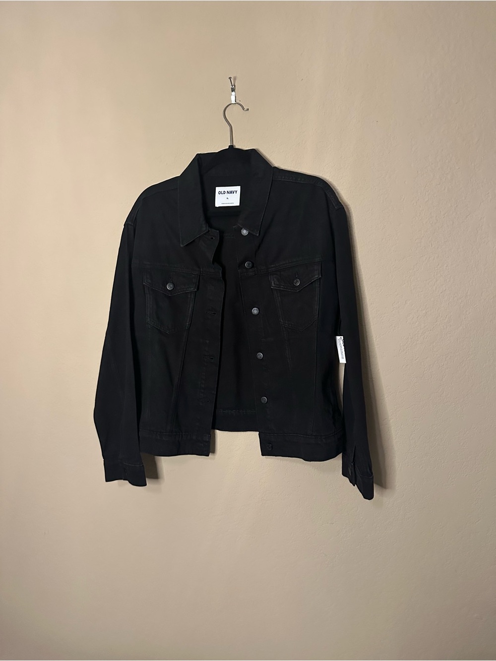 Old Navy Women’s Black Denim Jacket XL
